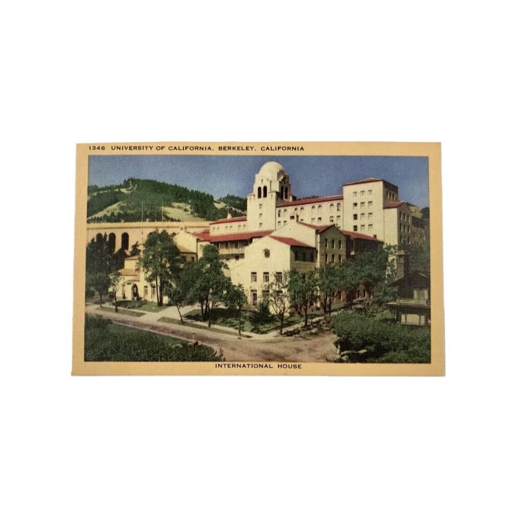 VINTAGE Postcard International House University of California Berkeley UNUSED